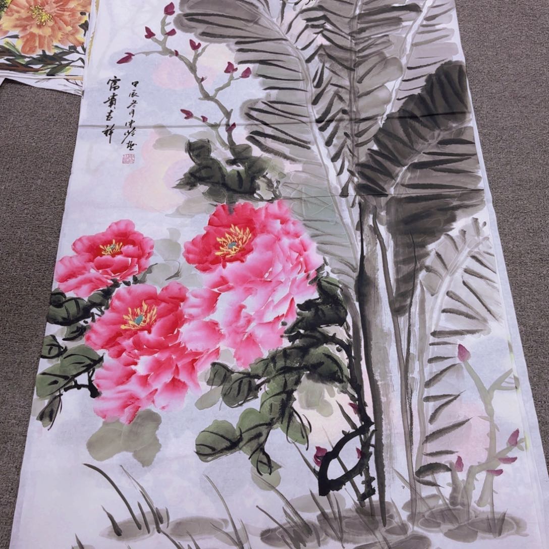 国画国画作品多次