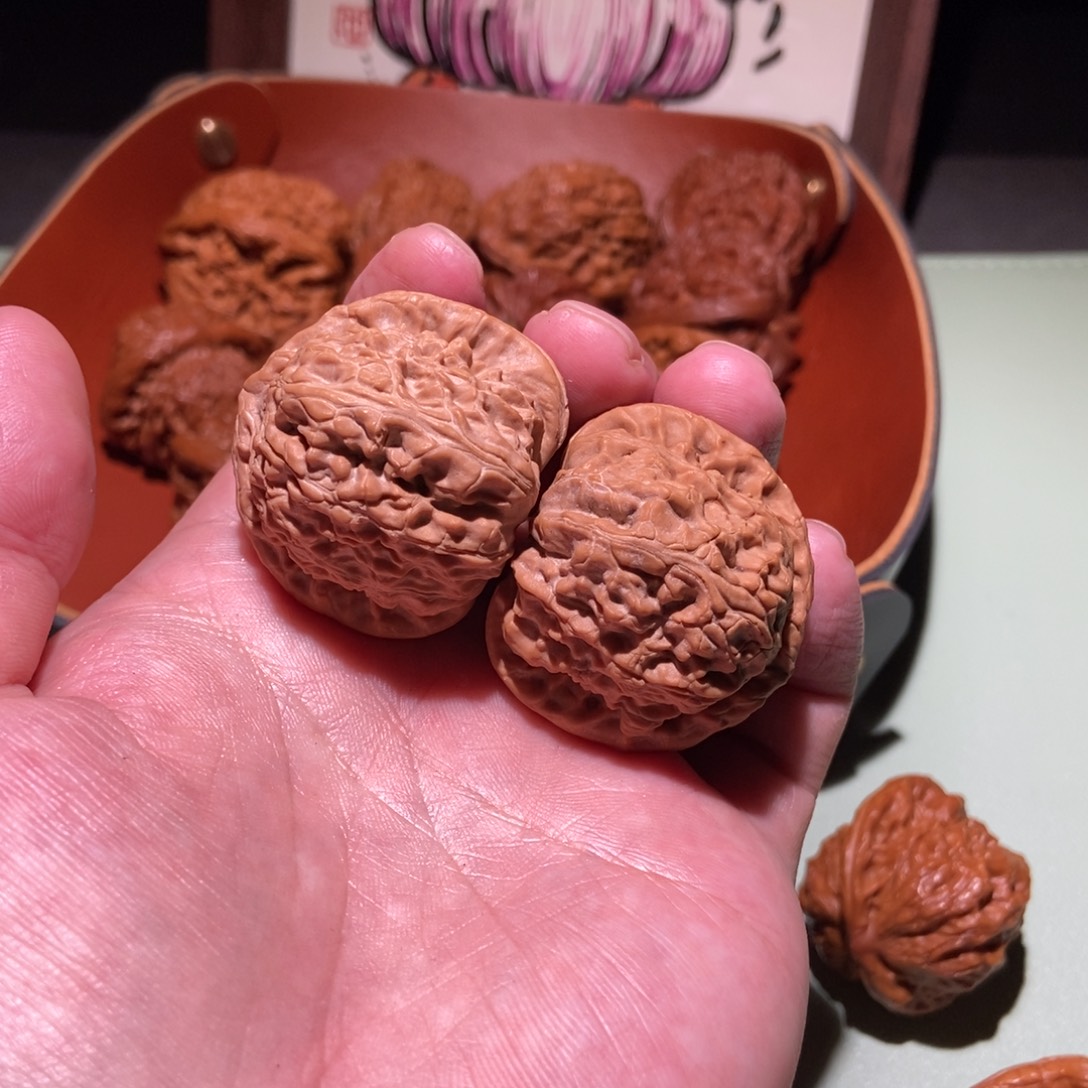 文玩核桃吊坠全品35白狮子 6017