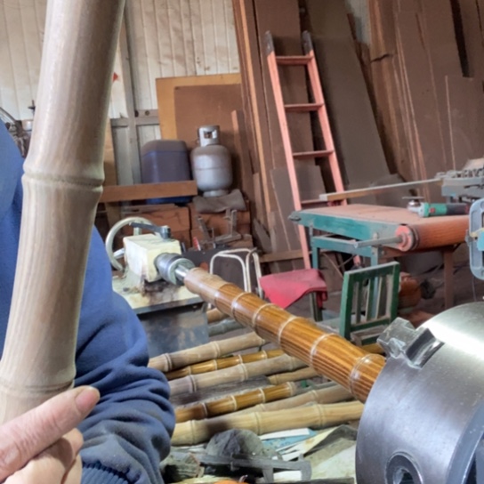 汉*绿檀竹节60x3.5