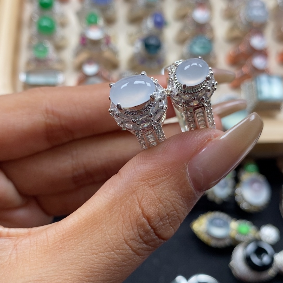 翡翠裸石缅甸天然a货翡翠