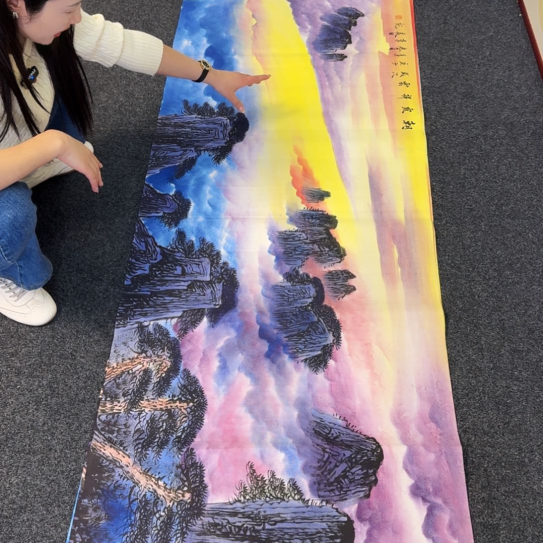 纯手绘国画作品好看