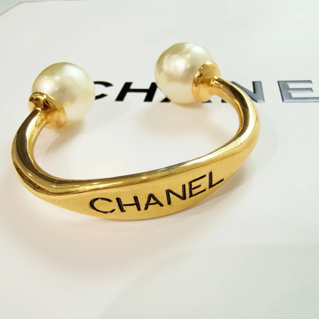 95新 Chanel/香奈儿 Chanel vintage香奈儿中古珍珠手镯