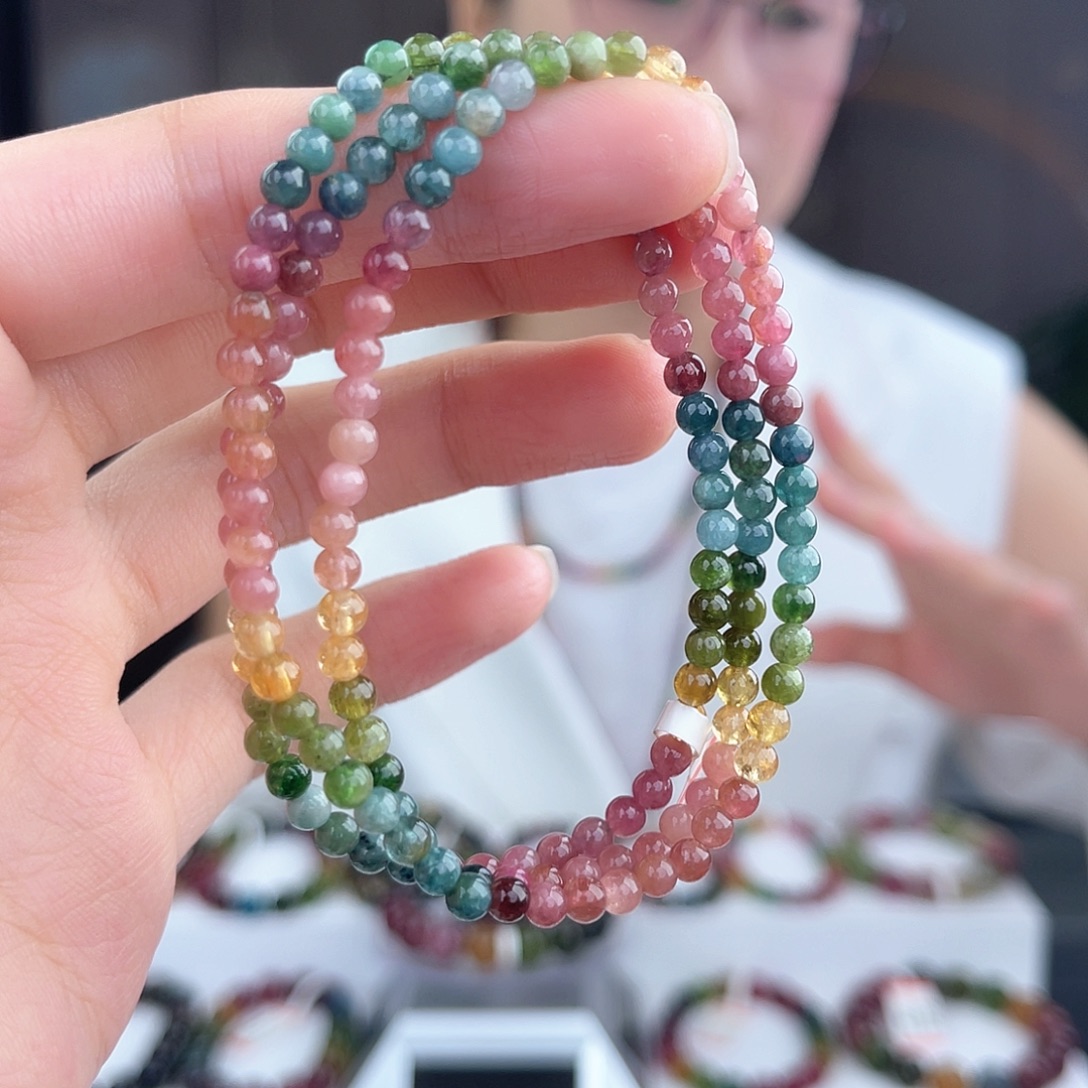 未镶嵌碧玺 3mm碧玺