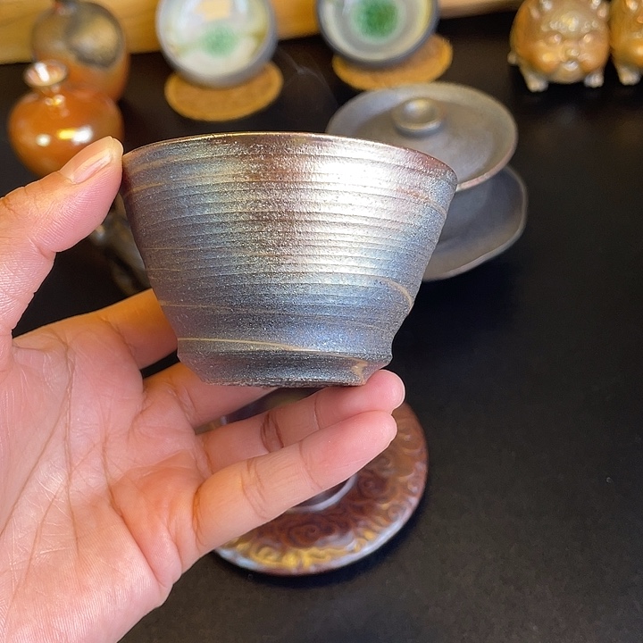 燃薪柴烧茶器主人杯