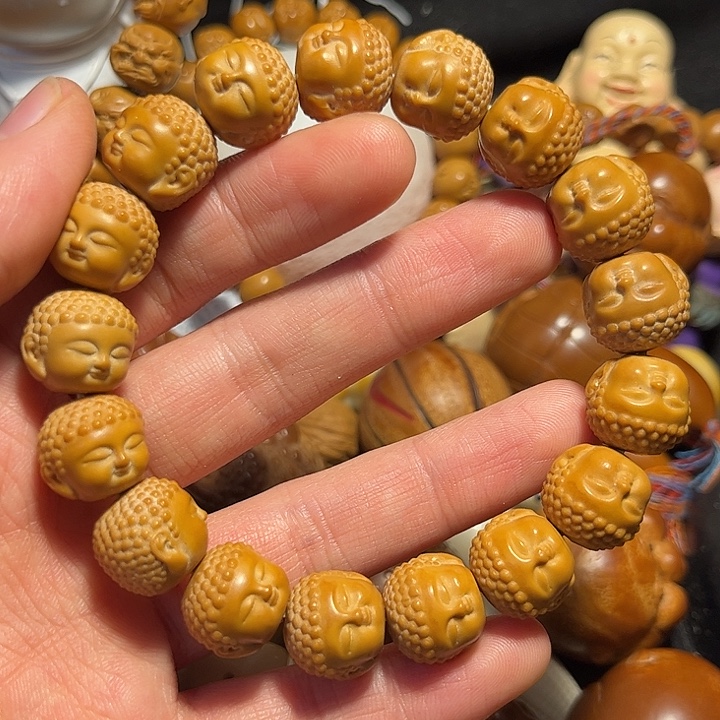 橄榄核手串/手链猴头1.45宝宝佛