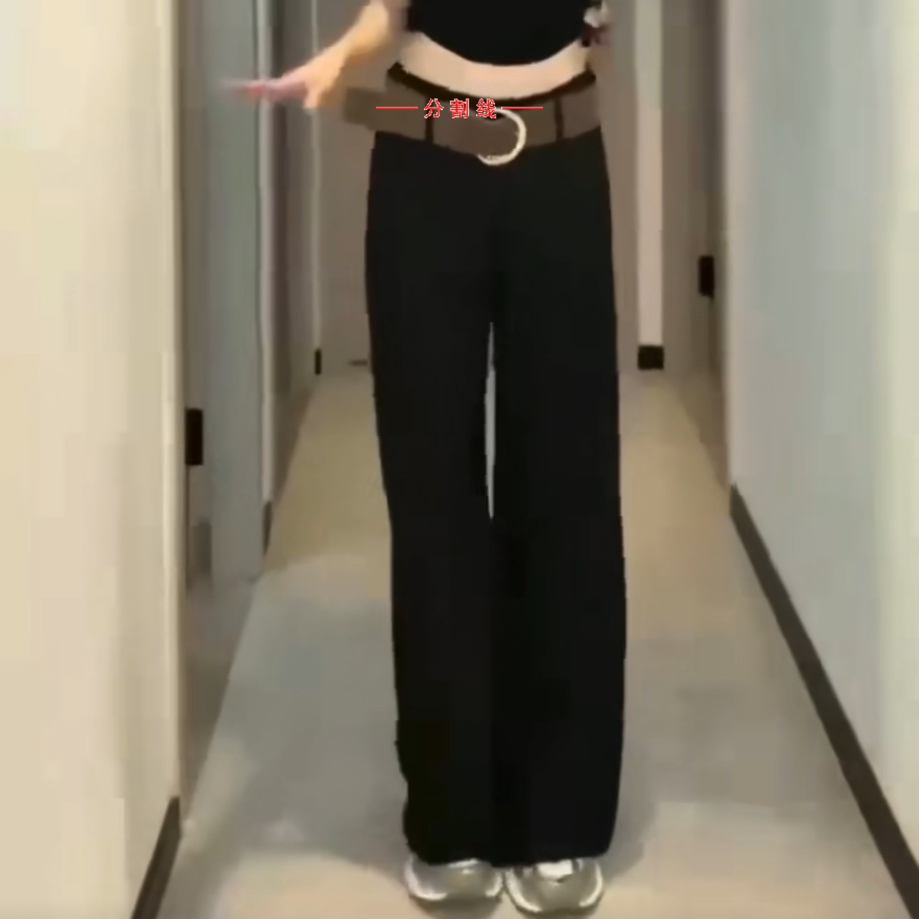 段7543-8新款加绒裤子