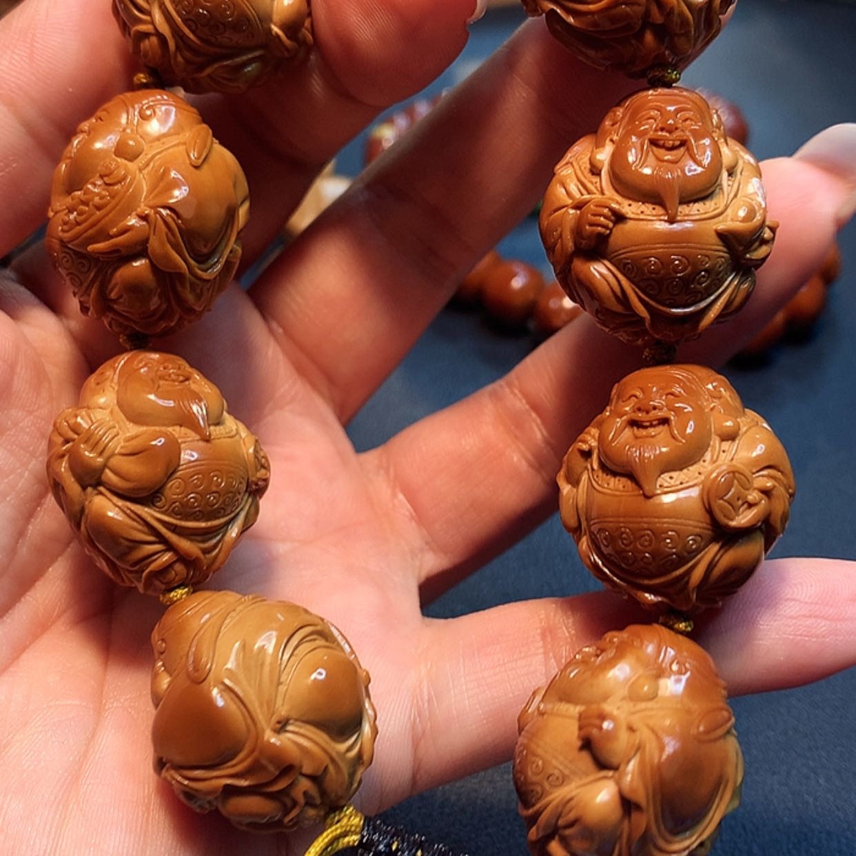 【闪购商品】橄榄核手串/手链H****a橄榄雕