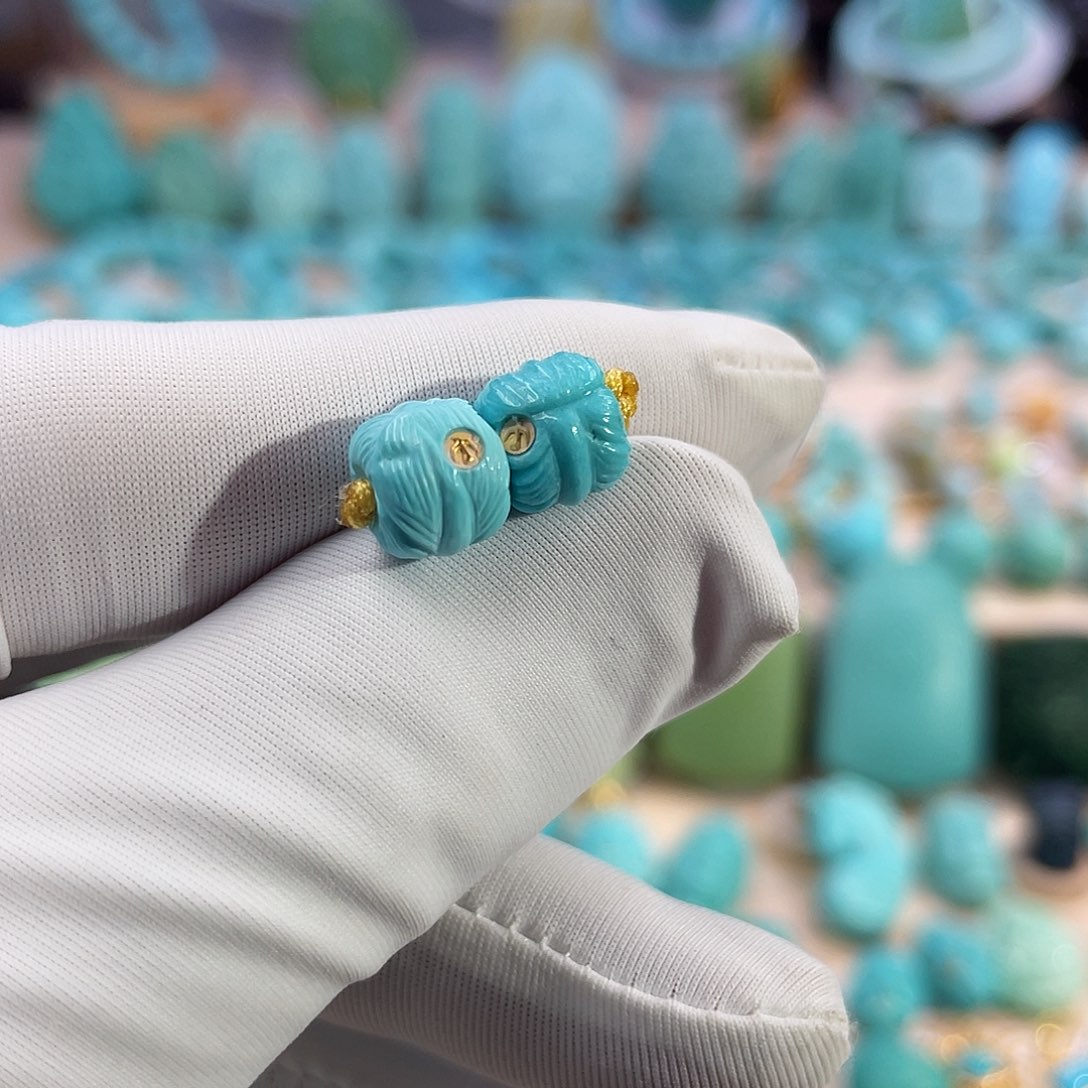 绿松石珠宝奇石未镶嵌