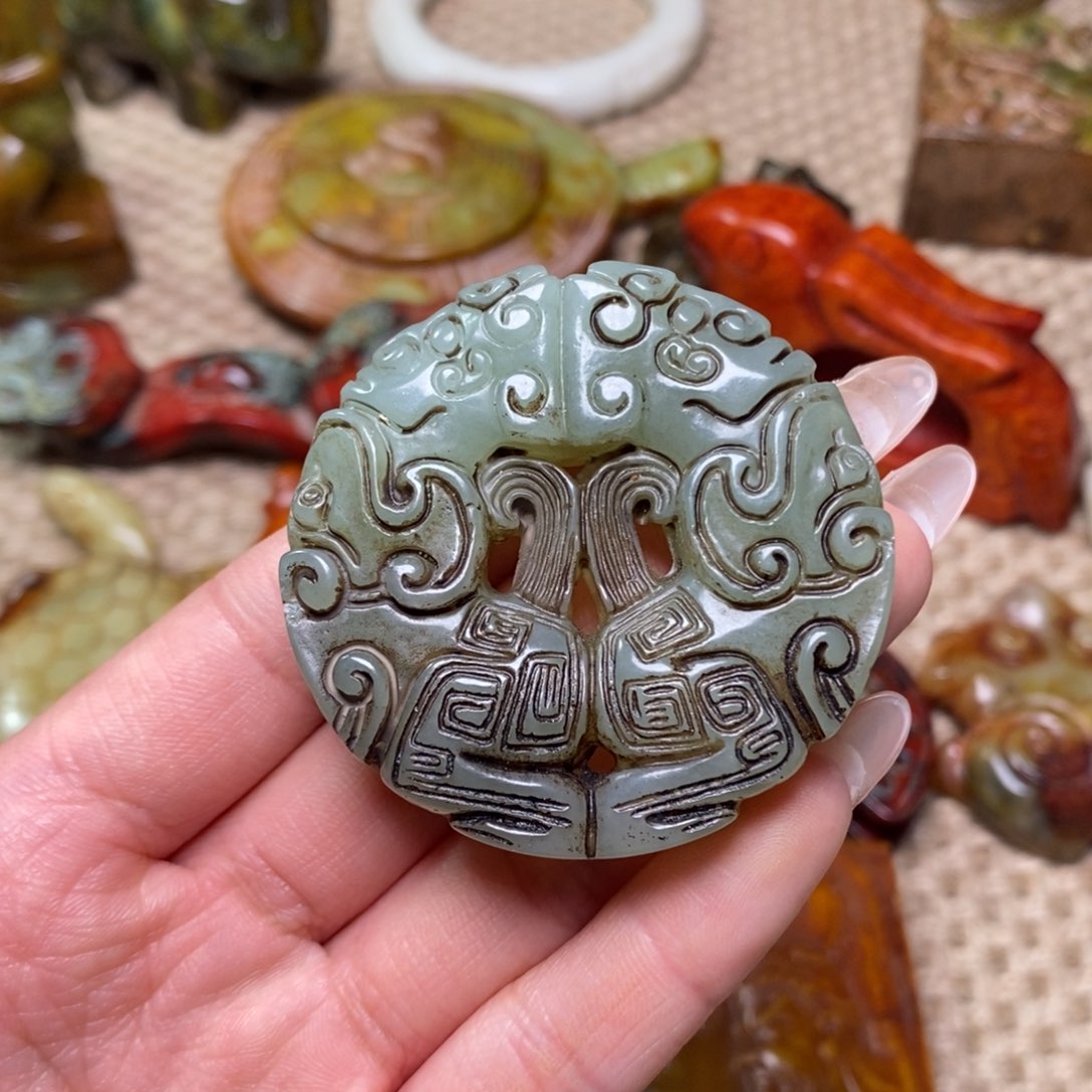 白玉菩提吊坠白玉菩提白玉菩提摆件