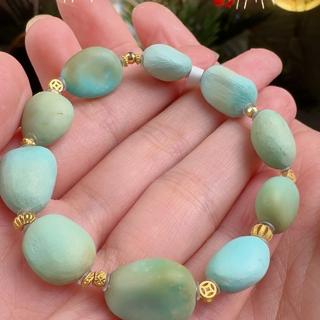 绿松石珠宝奇石未镶嵌