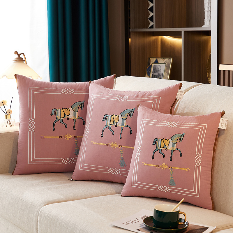 限【四季流苏马粉色大号】磨毛多功能二合一折叠车载两用夏被