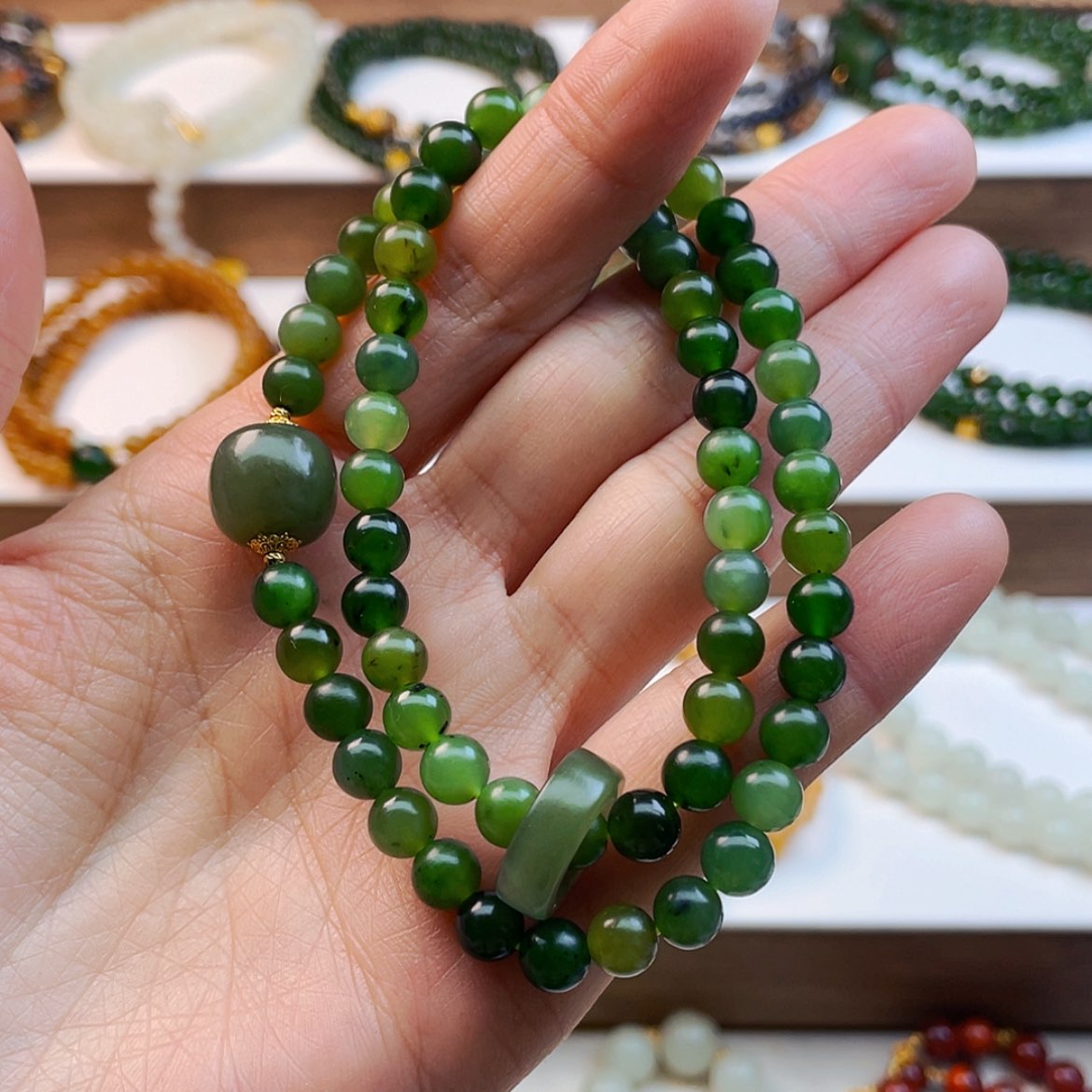 【闪购商品】和田玉手串未镶嵌