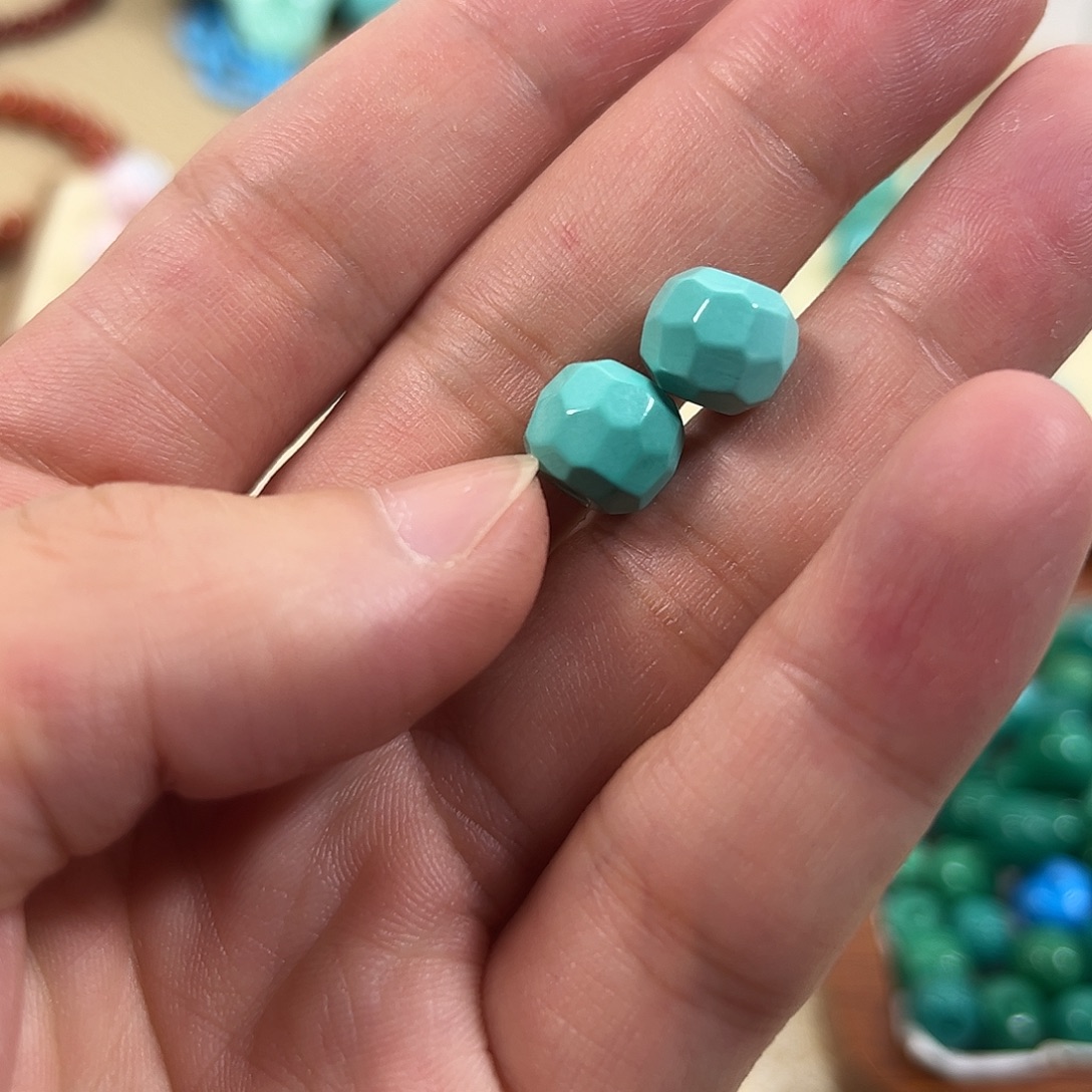 手工雕刻配饰配珠手串尺寸10