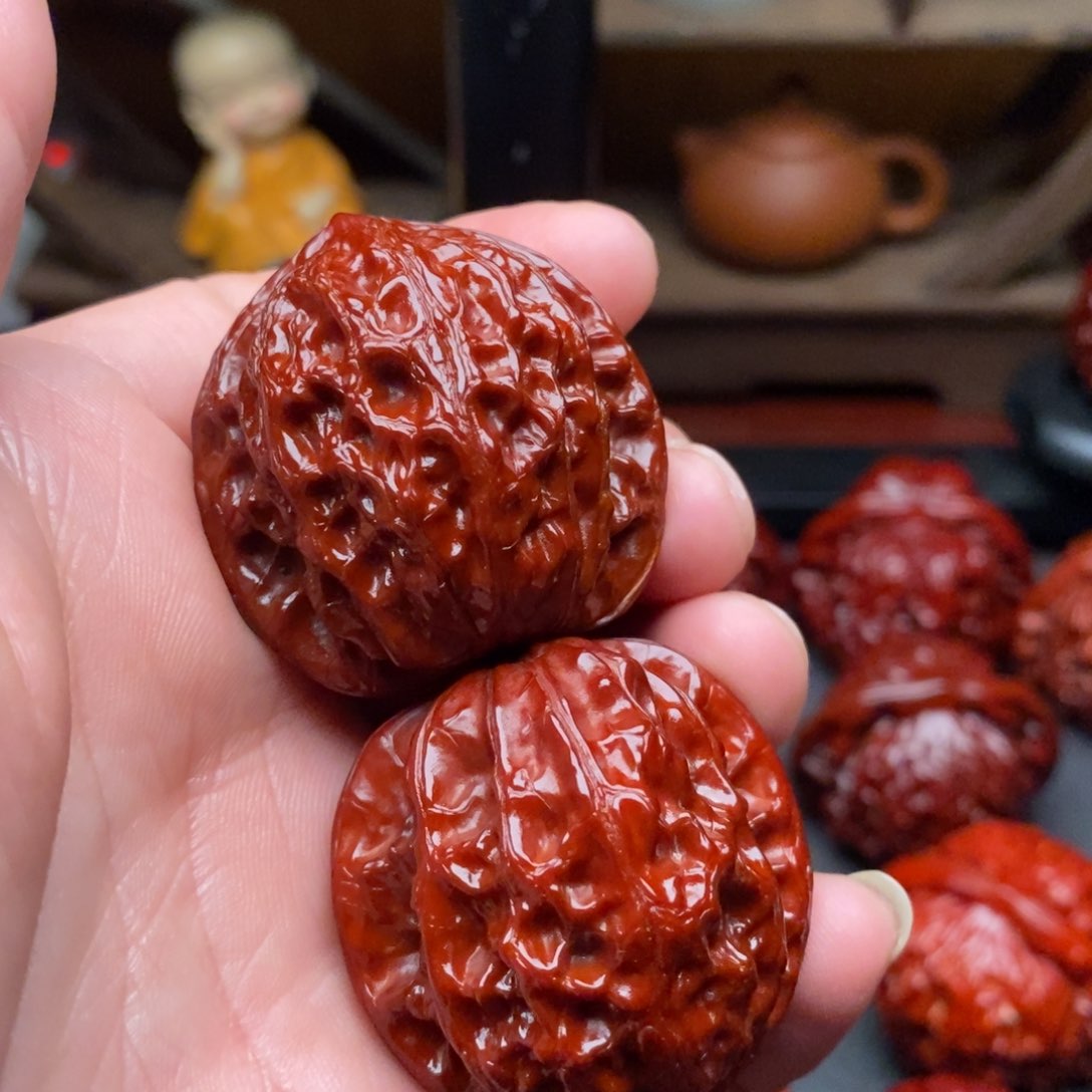 吊坠文玩核桃37公子帽色差