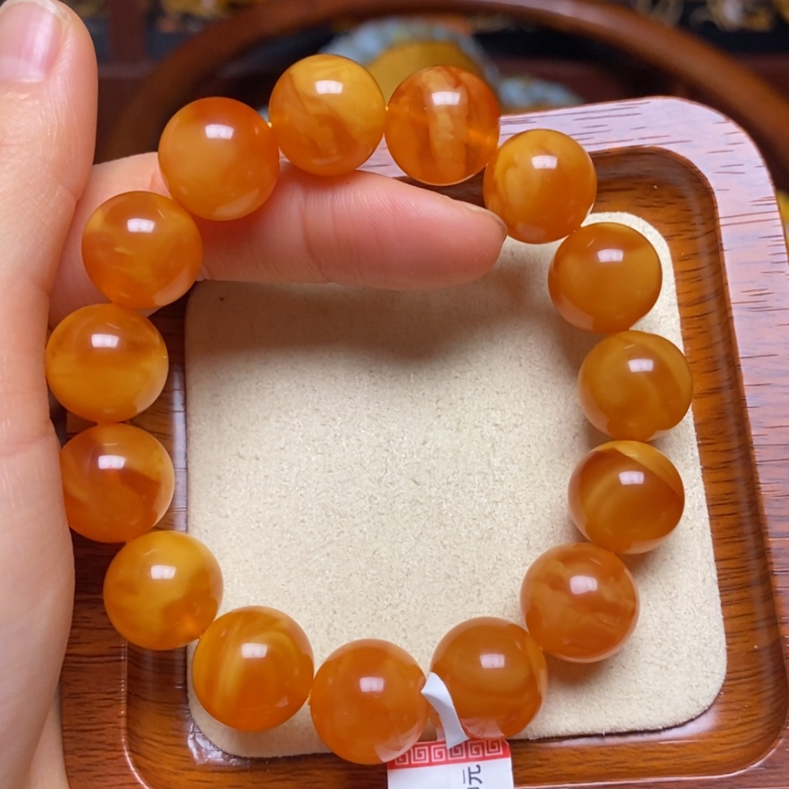【闪购商品】蜜蜡手链未镶嵌手串