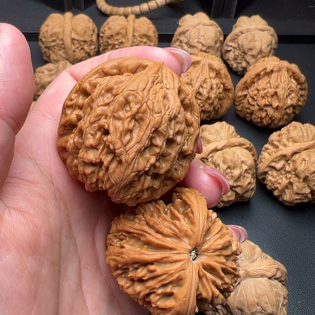 文玩核桃把件狮****玩蛤蟆和