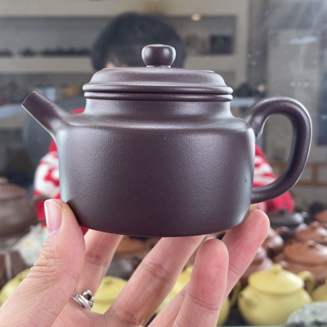 茶壶紫砂150cc老紫泥此处