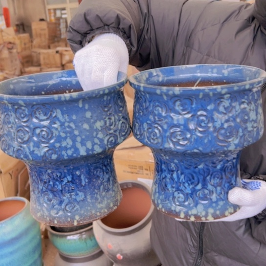 紫砂花盆高22口21————-