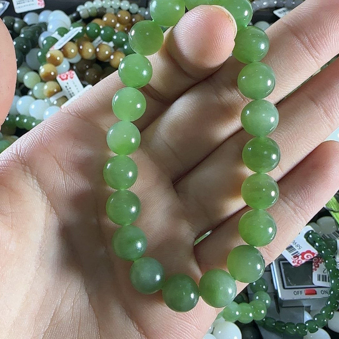 和田玉手链未镶嵌62