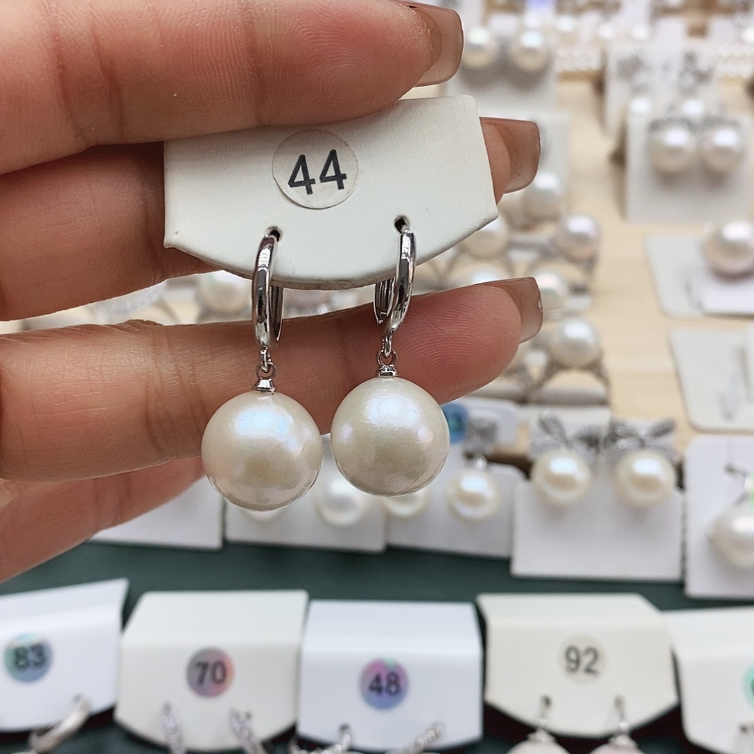 银S925镶嵌颈饰淡水珍珠