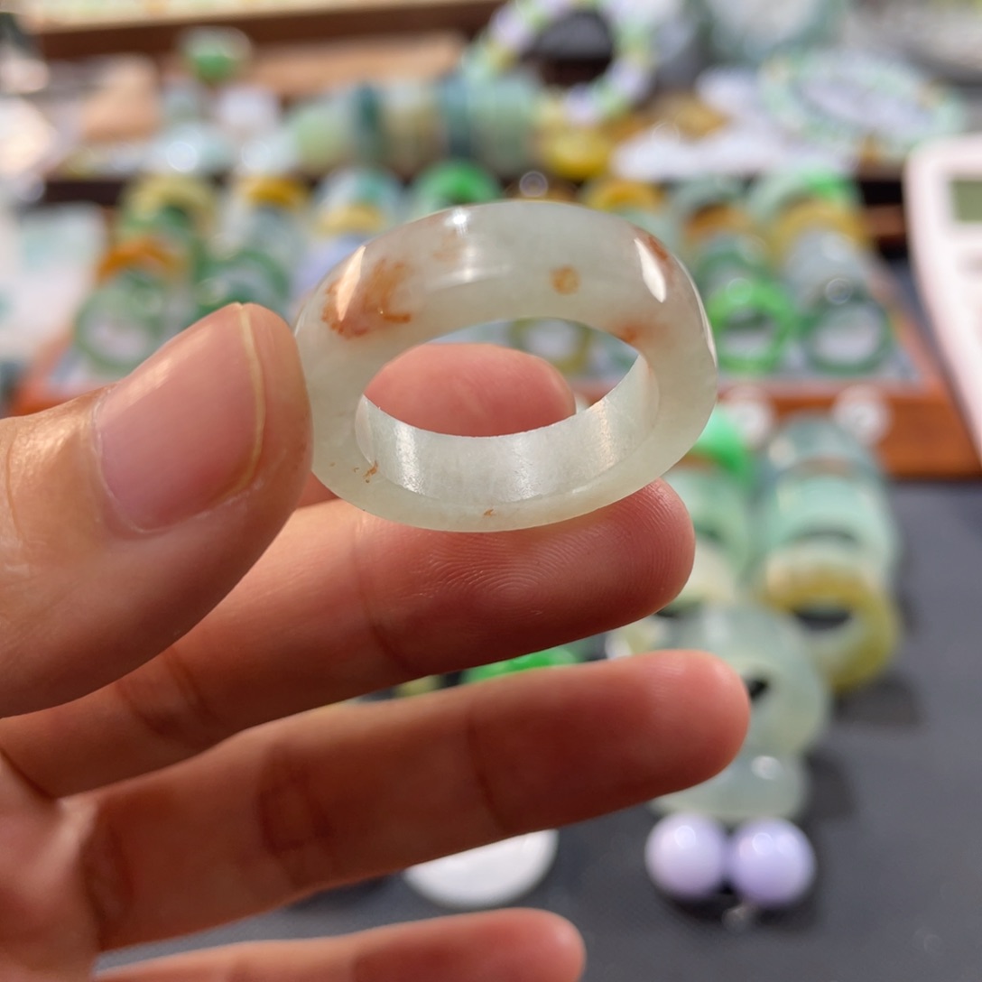 定制翡翠未镶嵌圈口18-21