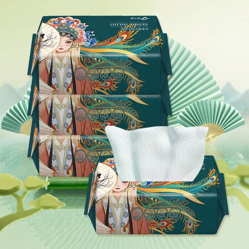 婴儿级纯棉洗脸巾 200*200加厚珍珠纹 不掉絮干湿两用卸妆擦脸巾