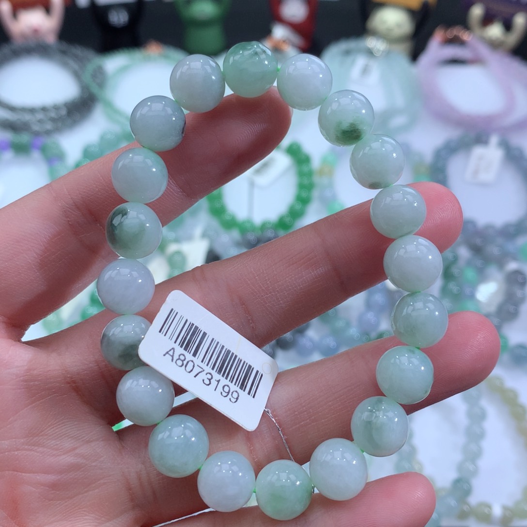 翡翠手链未镶嵌天然