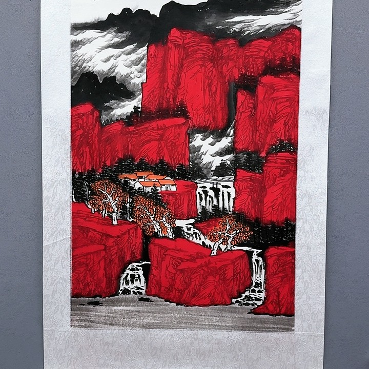 国画书法作品多次参加