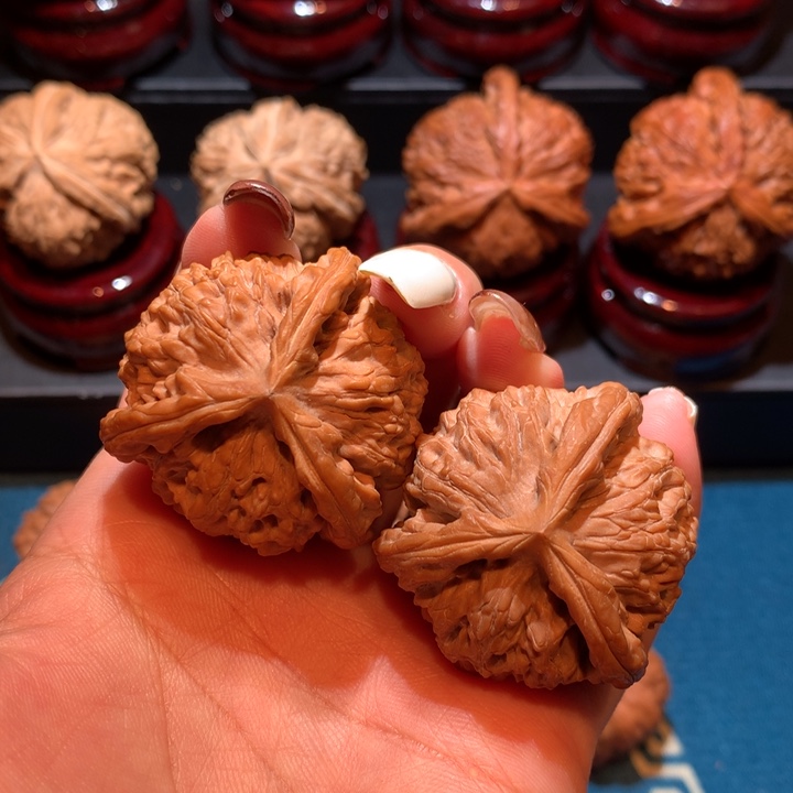 吊坠文玩核桃马老四奔，精品配对，39