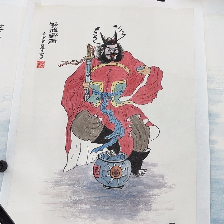 国画大*花鸟的翅膀和翅膀是