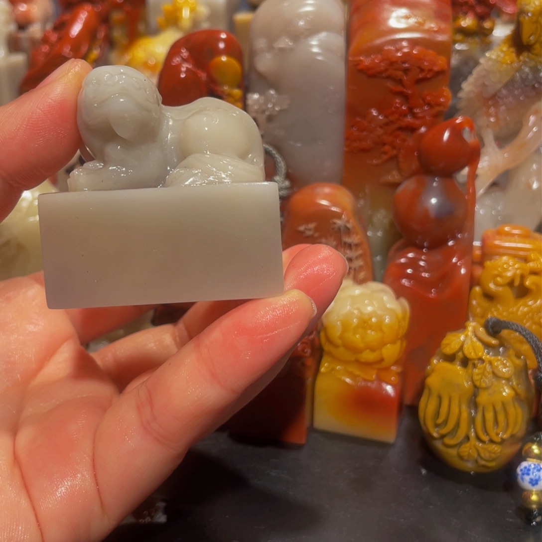 寿山石印石精美寿山