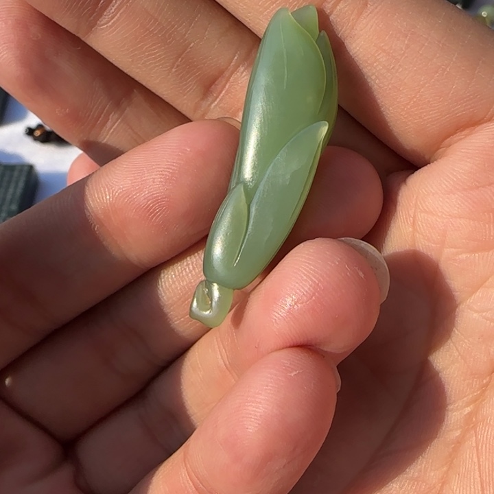 和田玉（碧玉）未镶嵌挂件