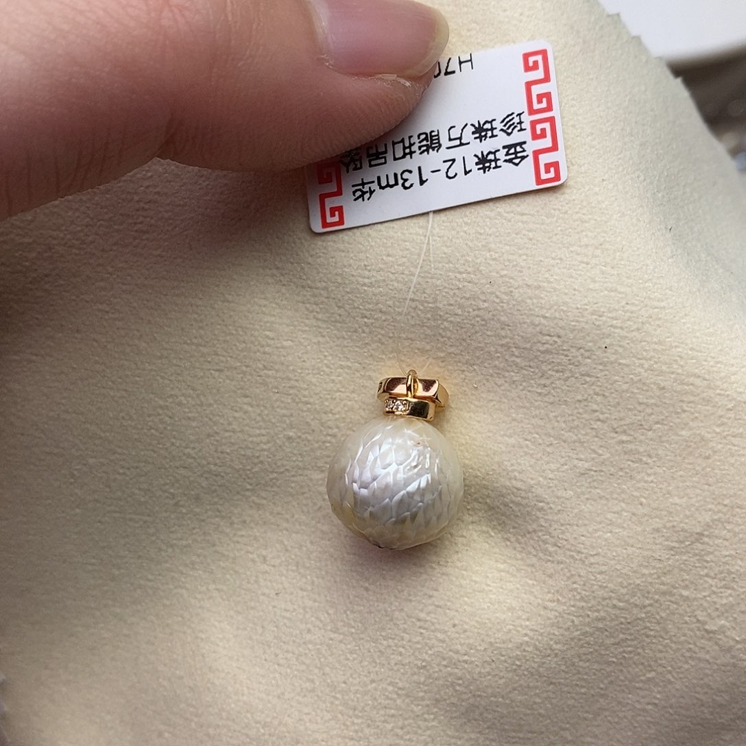 海水珍珠颈饰银S925镶嵌