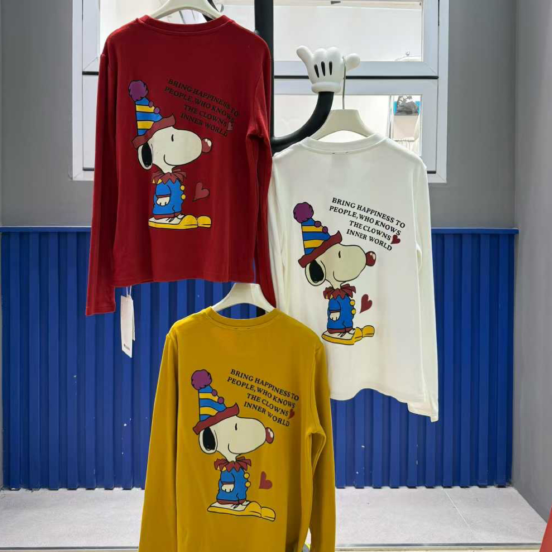 5689#深圳BOHAN秀秀家2025冬季新品snb磨毛打底衫T恤女