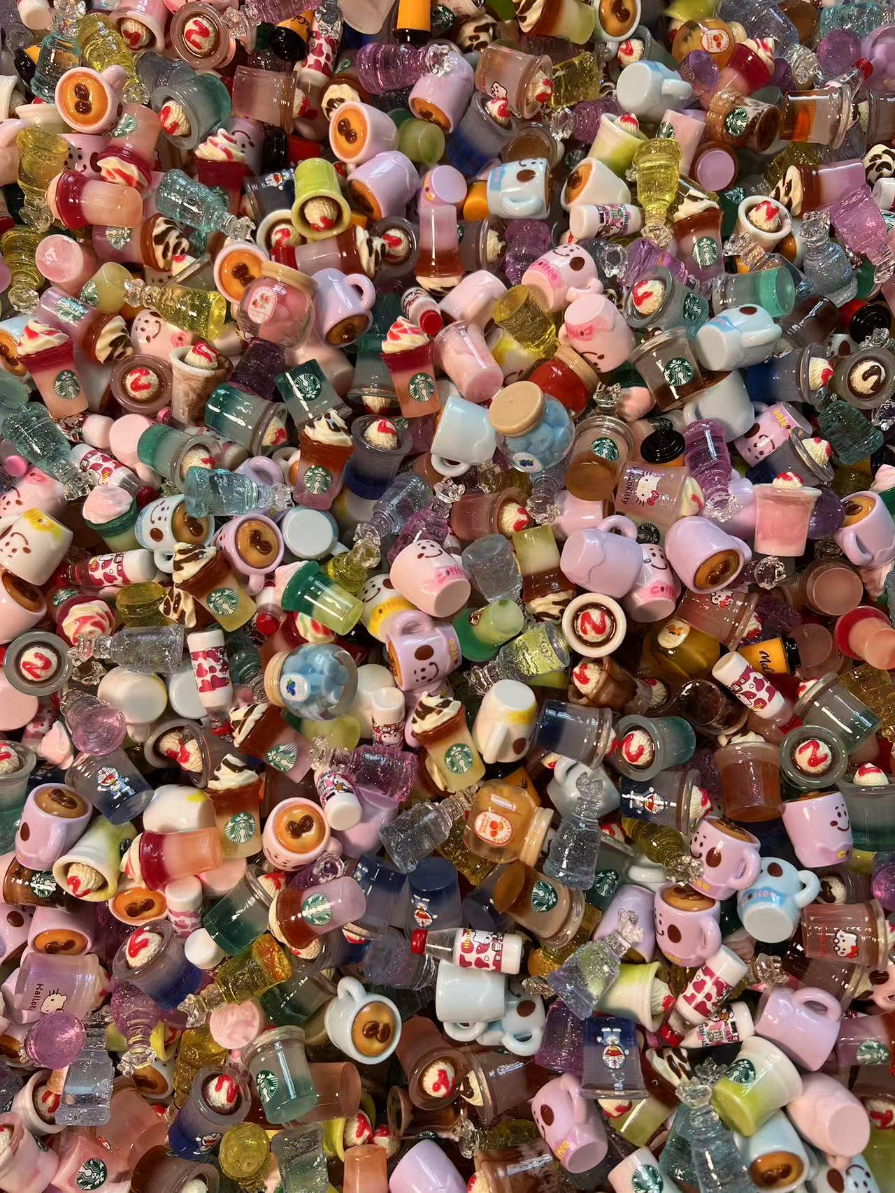 【清仓浮力】瓶子食玩DIY手机壳小夜灯树脂配件