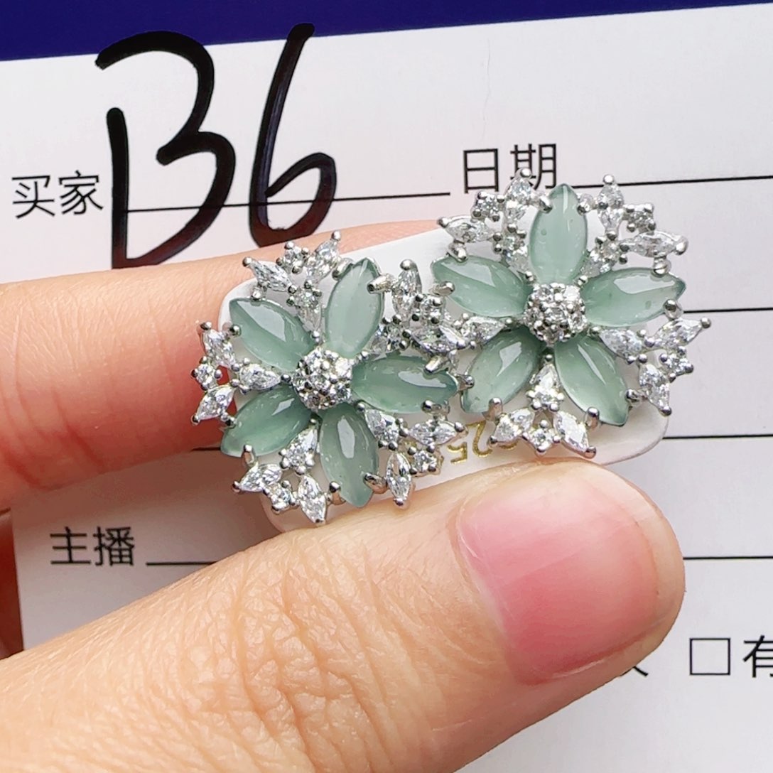 银S925镶嵌手链翡翠