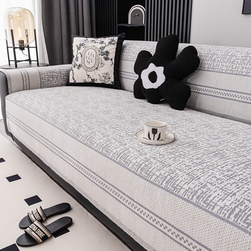 【雅莱】雪尼尔四季通用网红2025新款防滑沙发垫沙发盖布流光