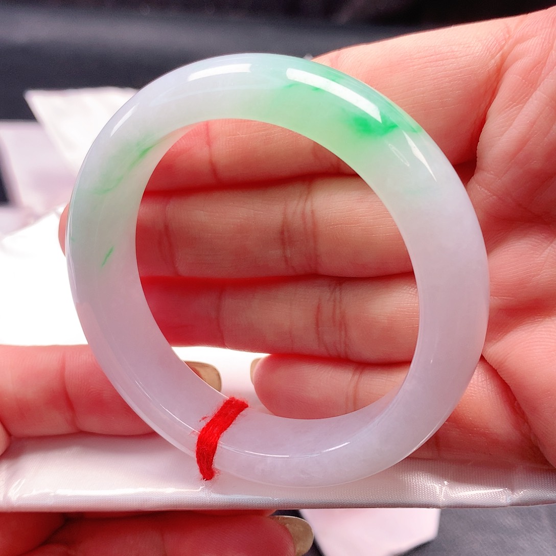 翡翠手镯未镶嵌柔*君正圈2762