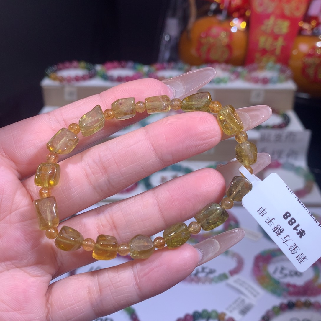 碧玺手链未镶嵌碧玺