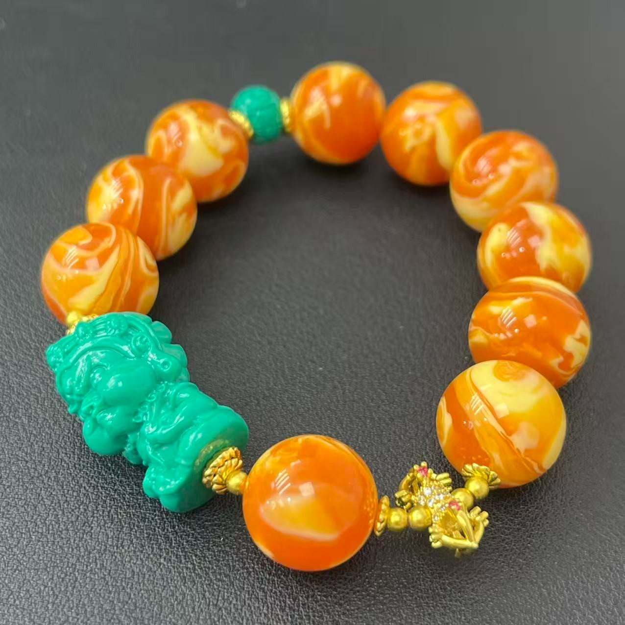 【福气来珠宝】H024-DIY配件-精美设计款手串-多样性发其一