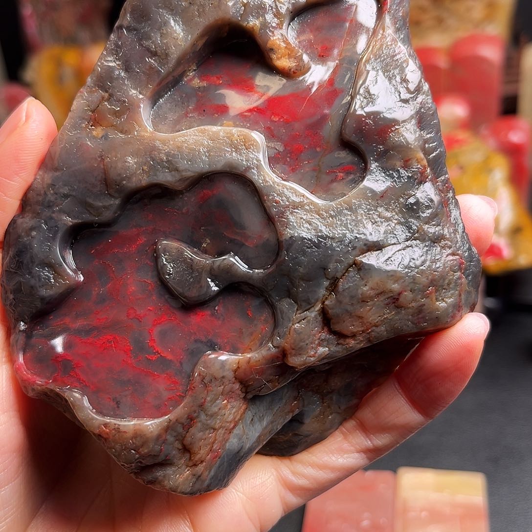 昌化石其他田黄鸡血石原石