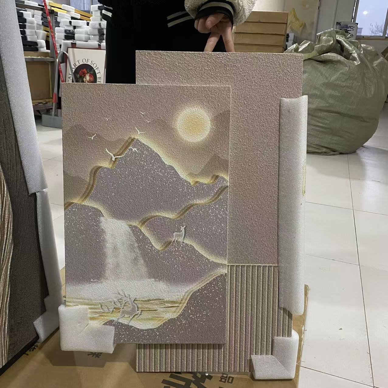 抽象风格专用栏挂画餐厅斗柜