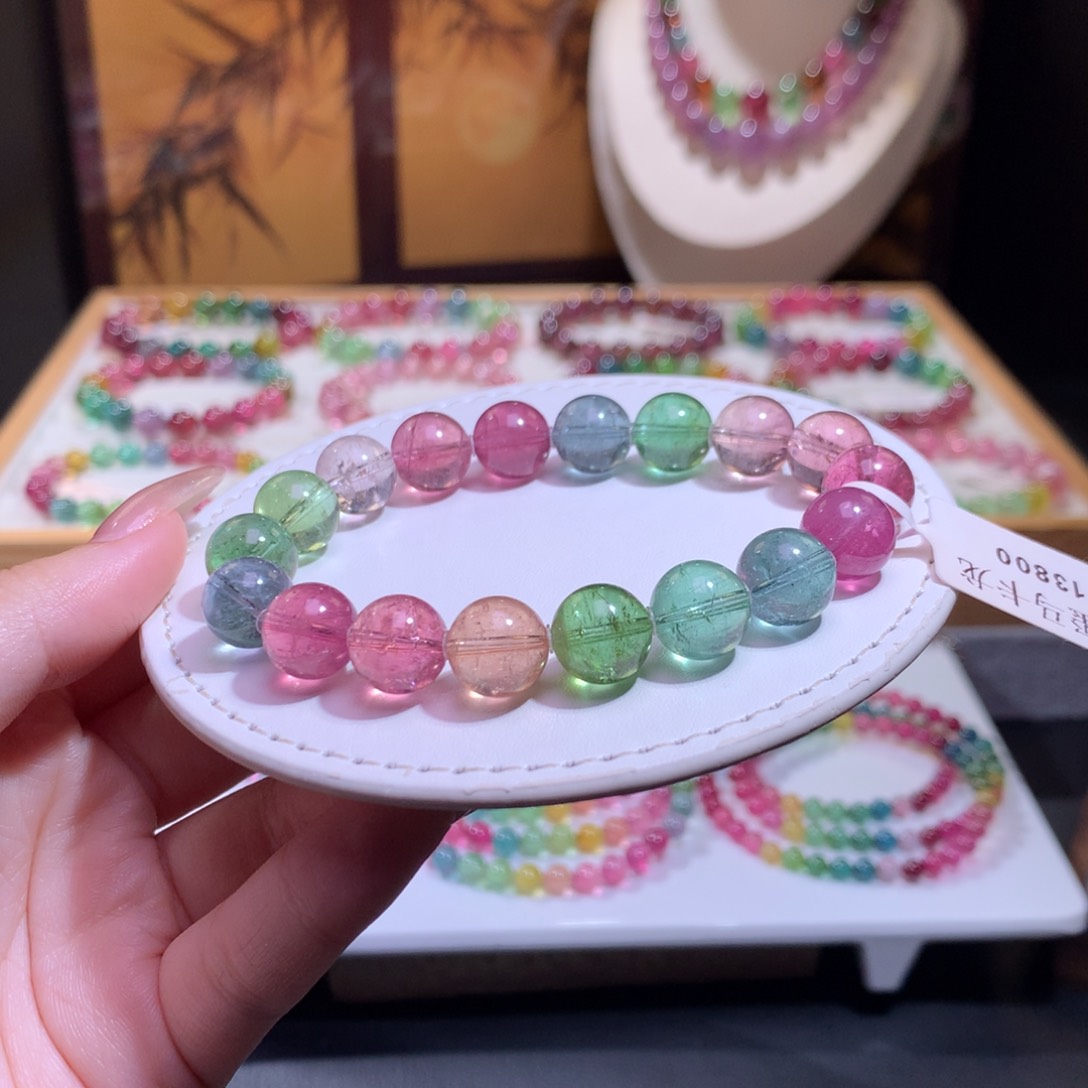 未镶嵌手链碧玺碧玺