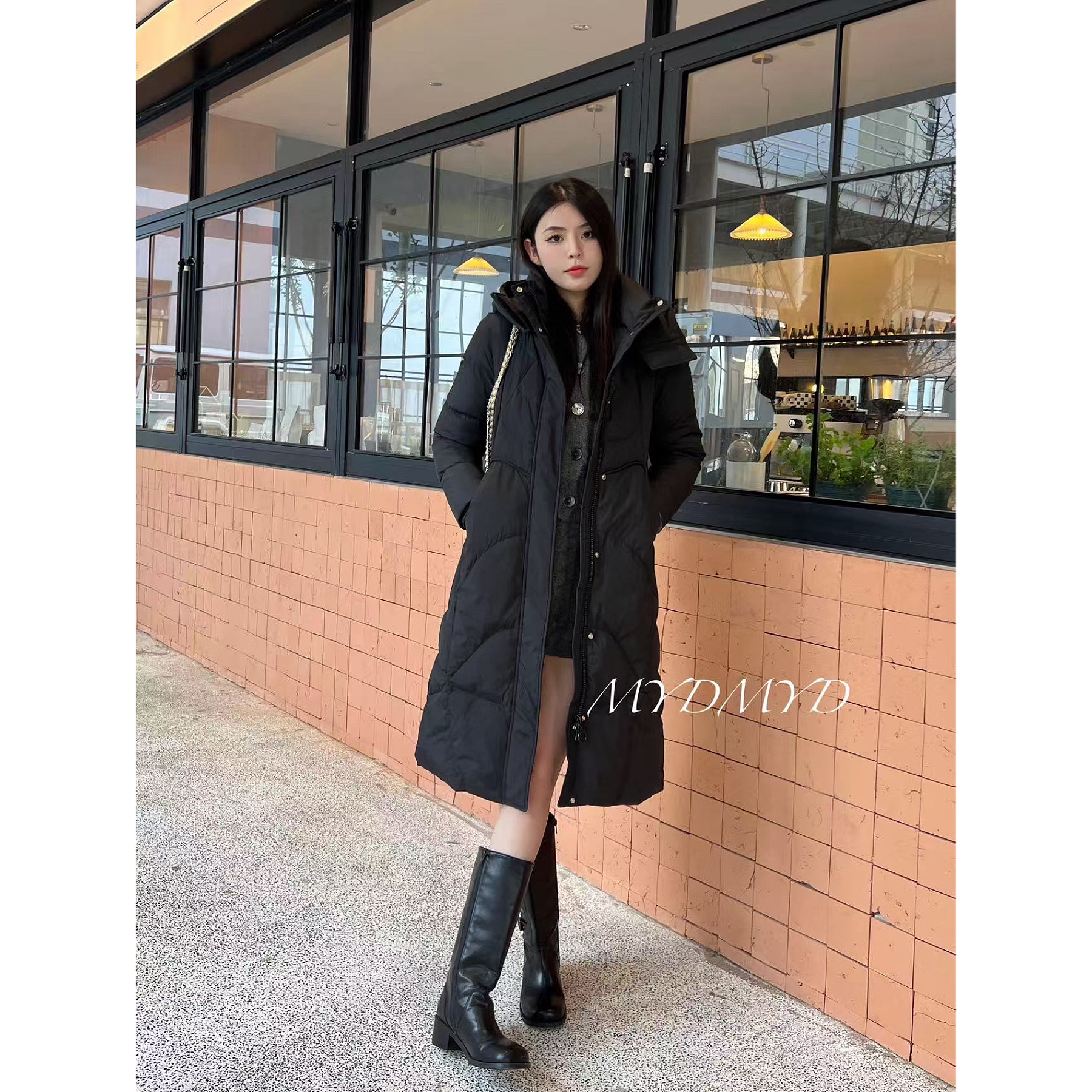 88御寒神器抗风大气后面自带收腰款羽羽