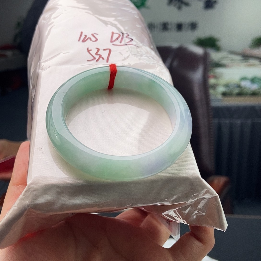 翡翠未镶嵌手镯拍一发一