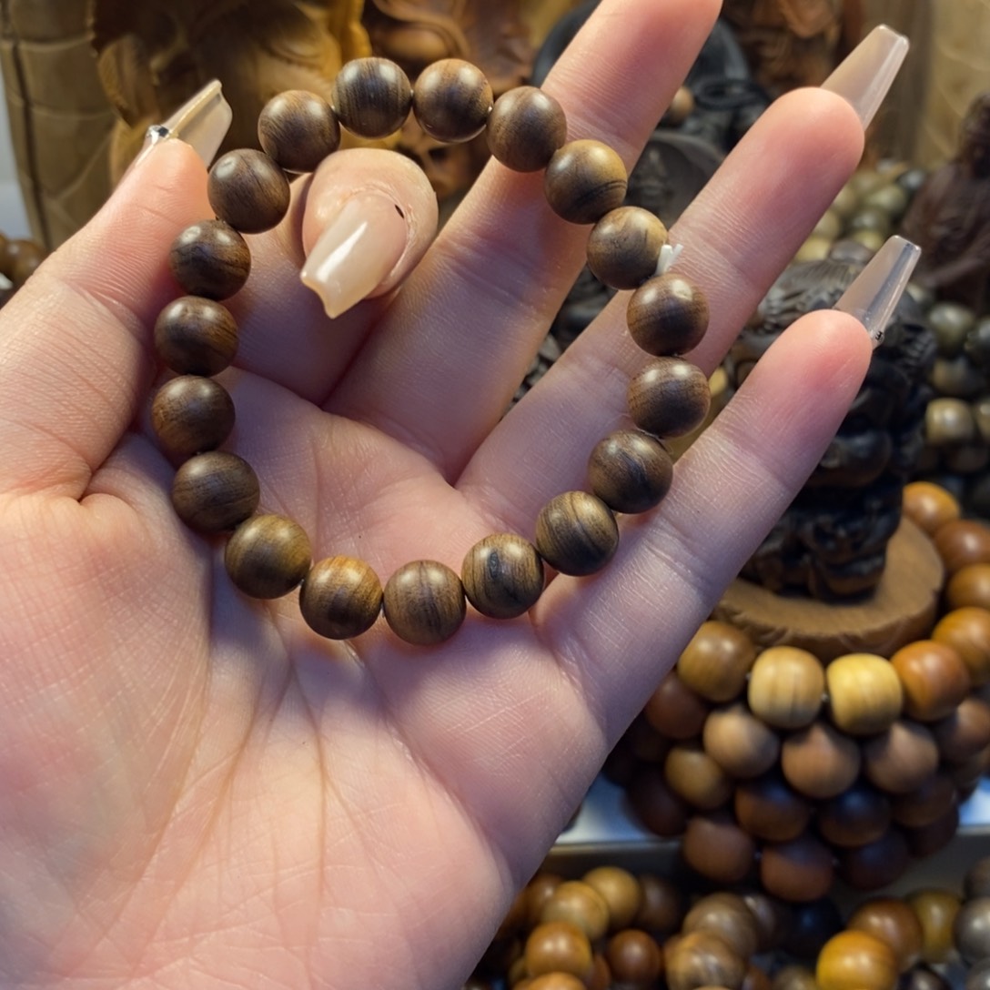 檀香木无事牌全品无暇福利价1.0黑肉奶香