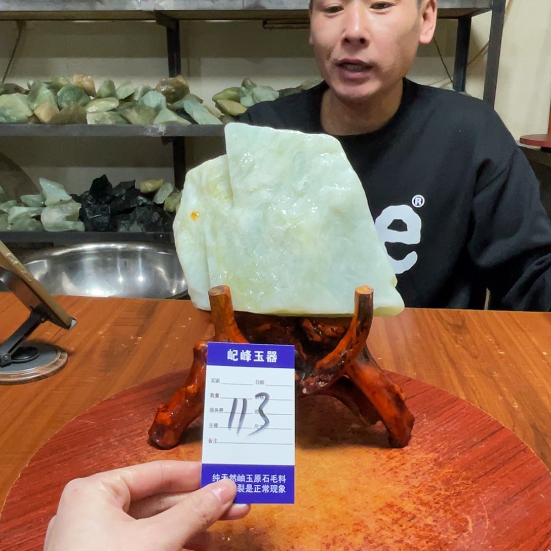 蛇纹石玉未镶嵌原石113