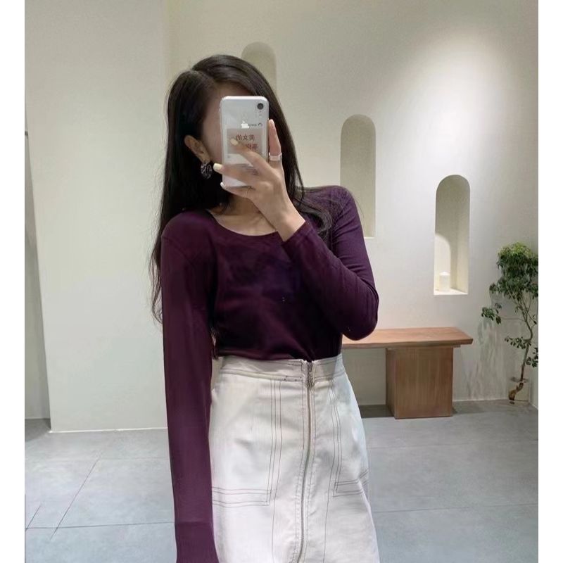 臻/1170/A左 三家德绒女款薄款单件上衣打底