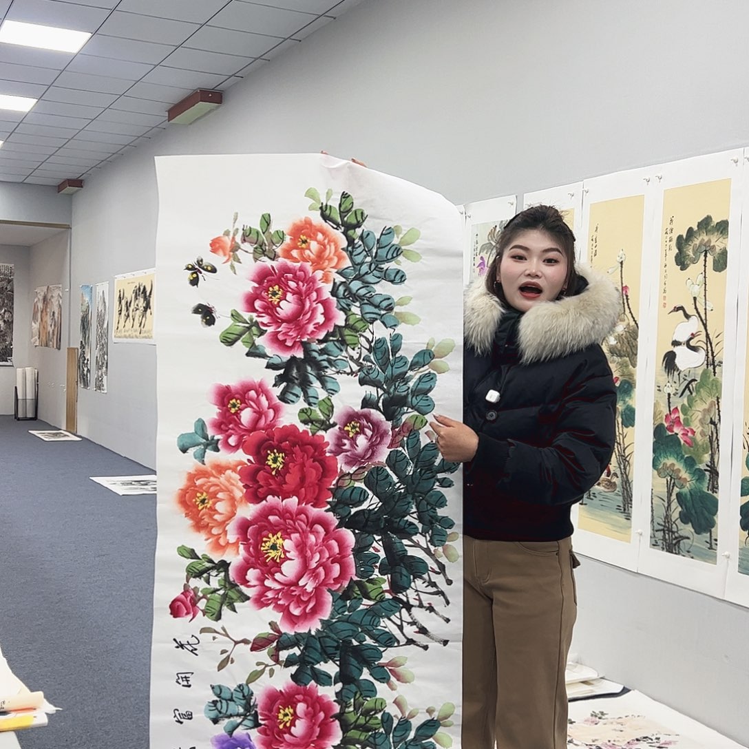 国画国画作品宣纸纯手绘