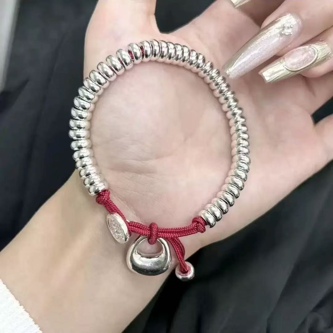 盘缠银坨手链 8701